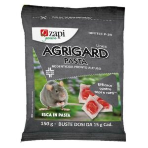 Esca Fresca per Topi in bustine da 15gr 150gr Agrigard Brodifacoum